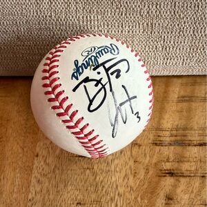 Autographed Milwaukee Brewers Baseball -Chourio, Hoskins, Ortiz, Frelick, Turang